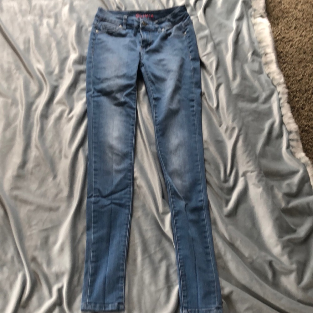 light blue jeans